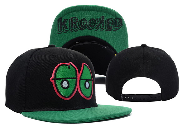 Krooked Eyes Snapback Hat NU006